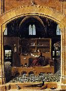 Antonello da Messina St Jerome in his Study Spain oil painting artist